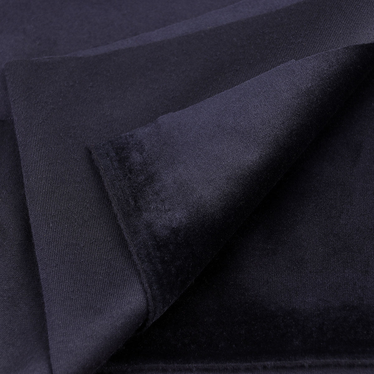 Home Textiles Usa - Tessuto in flanella nera fai-da-te, di