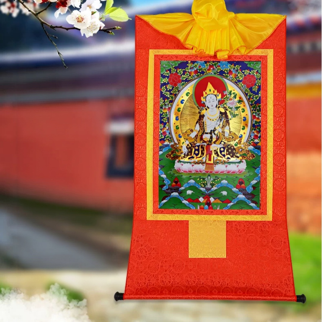 Thangka del Buddha Tara Bianca - Home Textiles Usa recensione e prezzo